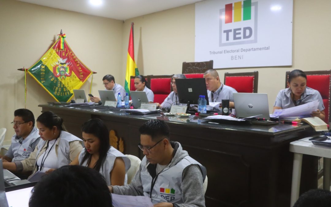 TED BENI AVANZA TRANSPARENTE CÓMPUTO ELECTORAL EN PRIMERA JORNADA SATISFACTORIA