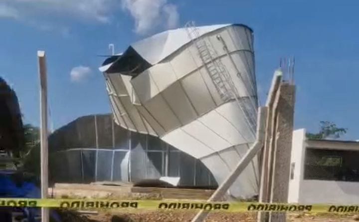 COLAPSA TANQUE DE AGUA EN SAN IGNACIO DE MOXOS Y DEJA SIN AGUA A LA POBLACIÓN