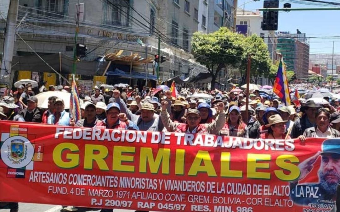 GREMIALES EN EMERGENCIA POR EL IMPACTOS DEL DECRETO SUPREMO 5503