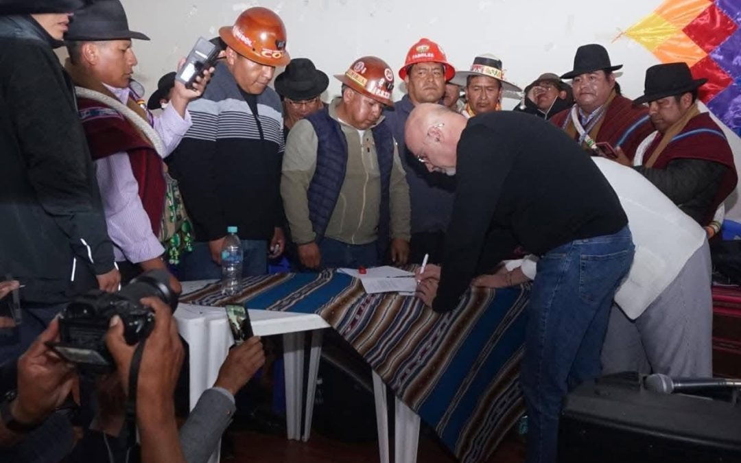 COB CONVOCA AMPLIADO NACIONAL PARA GARANTIZAR CUMPLIMIENTO DEL ACUERDO CON GOBIERNO