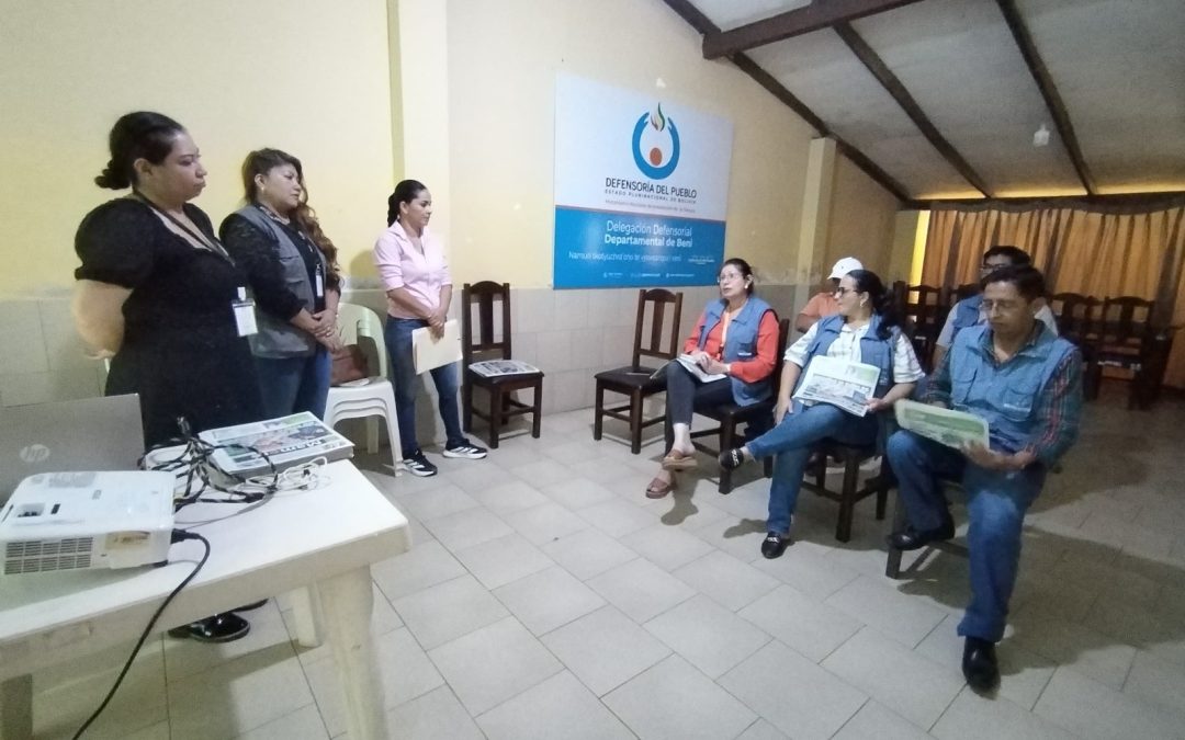 TED BENI BLINDA EL PROCESO ELECTORAL CON CAPACITACIÓN A DEFENSORÍA