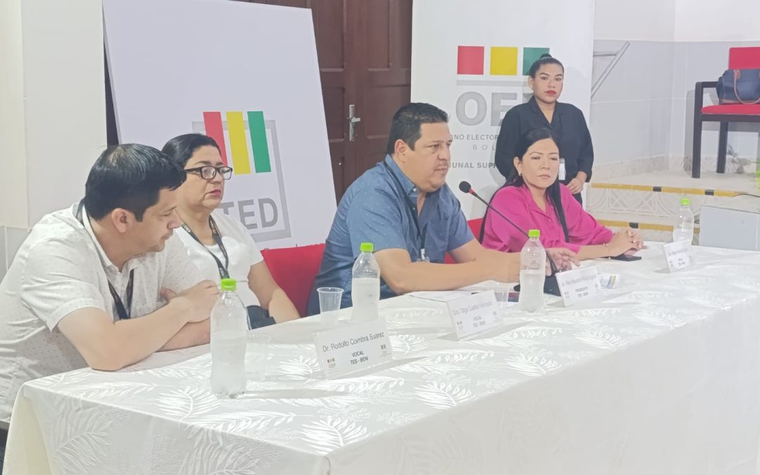 TED BENI DEFINE ORDEN DE PARTICIPACIÓN PARA EL DEBATE A LA ALCALDÍA DE TRINIDAD