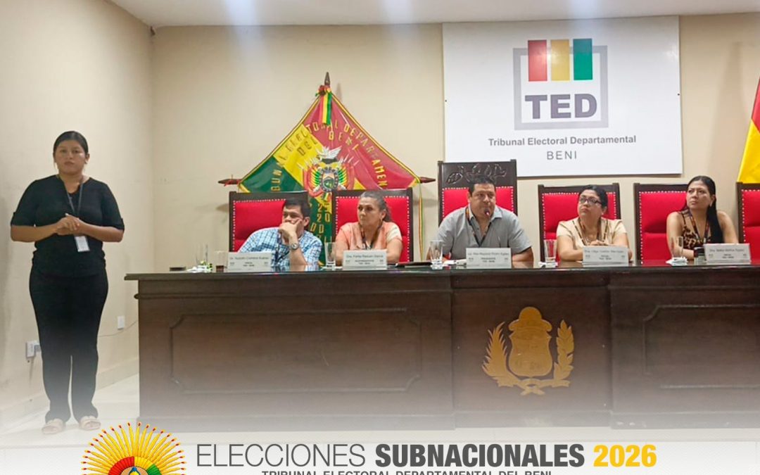 TED BENI: SORTEO DE JURADOS Y FRANJAS EN PAPELETA CON MIRAS A LA SEGUNDA VUELTA ELECTORAL