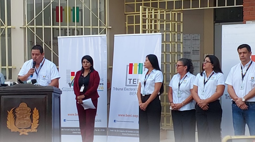 TED BENI GARANTIZA ELECCIONES ÍNTEGRAS Y PADRÓN CONFIABLE EN DEPARTAMENTO
