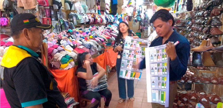 TED BENI REFUERZA EN LAS CALLES LA INFORMACIÓN ELECTORAL