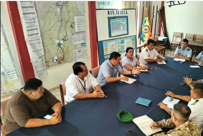 PLAN DE SEGURIDAD ELECTORAL EN RIBERALTA QUEDA CERRADO CON RESPALDO MILITAR Y POLICIAL