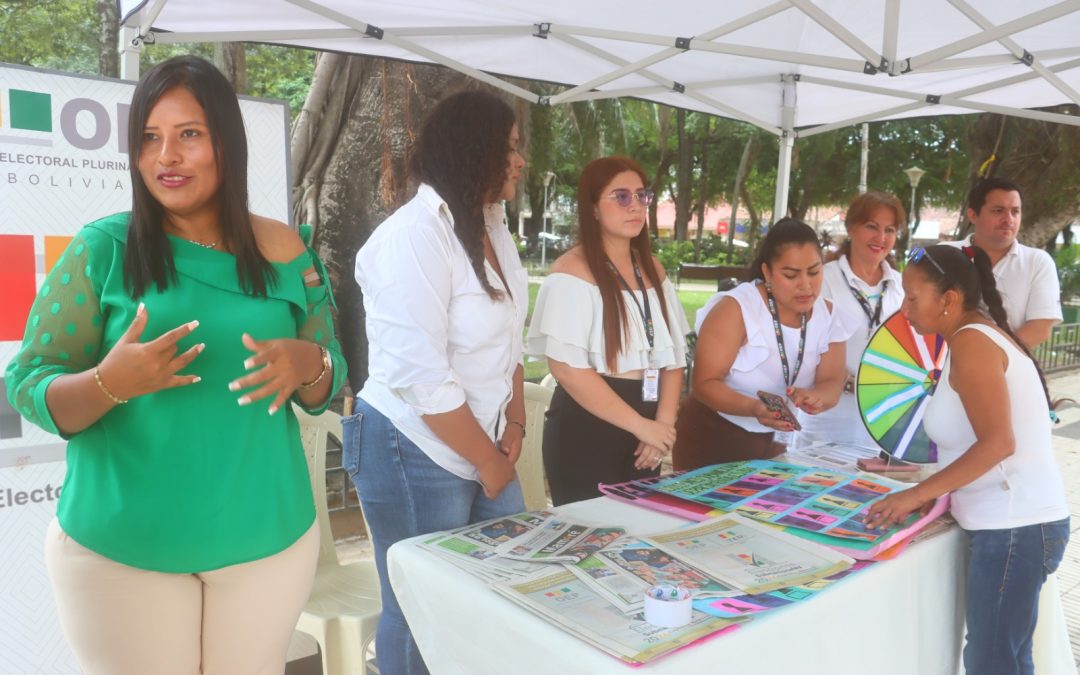 TED BENI INSTALA PUNTOS DE INFORMACIÓN ELECTORAL PARA FORTALECER LA PARTICIPACIÓN CIUDADANA RUMBO A LAS SUBNACIONALES 2026