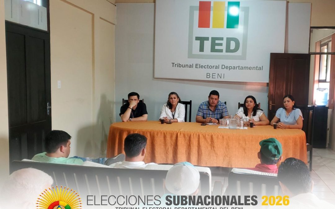 TED BENI COORDINA CON ORGANIZACIONES POLÍTICAS EL DEBATE DE CANDIDATAS Y CANDIDATOS A LA ALCALDÍA DE TRINIDAD