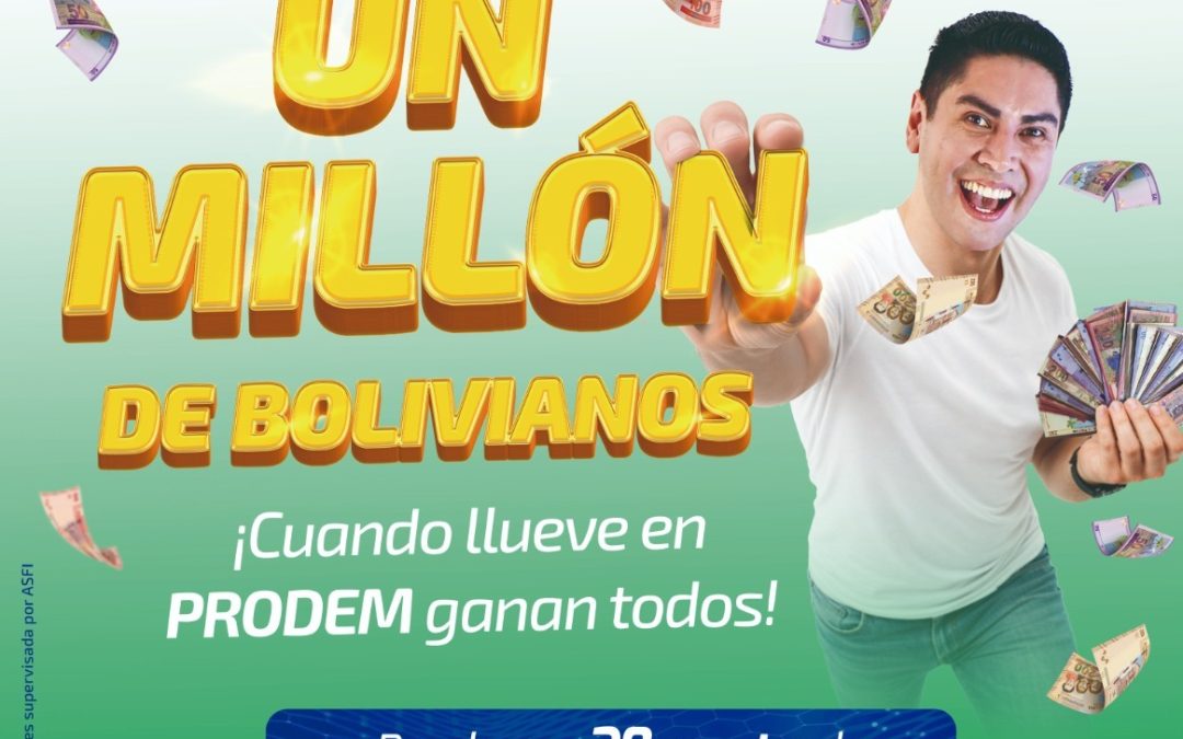 LLEGA EL ÚLTIMO SORTEO DE “CUANDO LLUEVE EN PRODEM, GANAN TODOS”