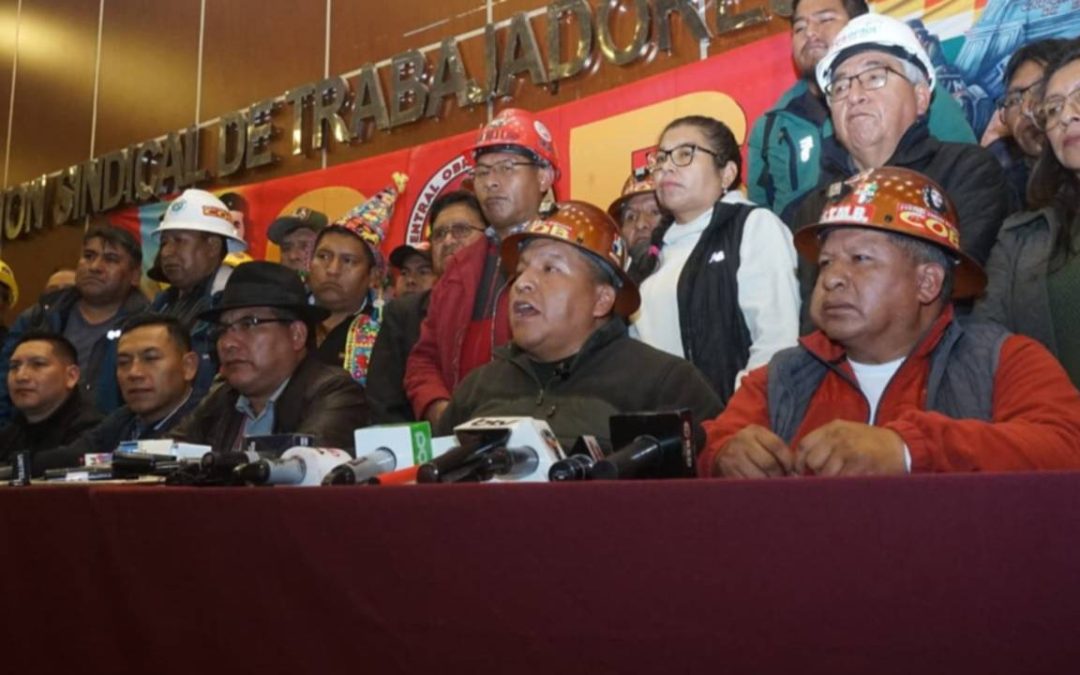 COB CALIFICA DE TARDÍA CONVOCATORÍA AL DIÁLOGO