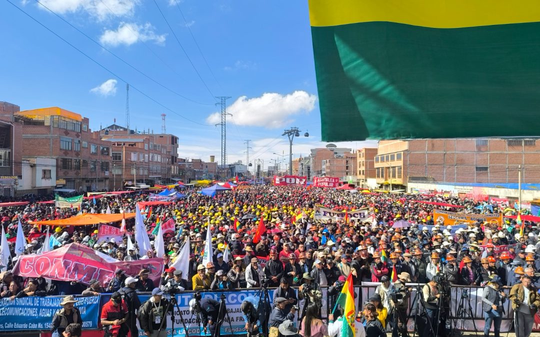 CENTRAL OBRERA BOLIVIANA DECLARA PARO GENERAL INDEFINIDO MOVILIZADO DESDE HOY