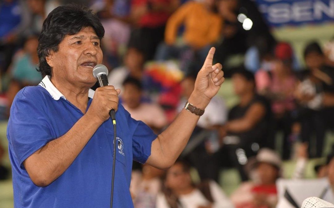 EVO ACUSA CERCO INTERNACIONAL Y DENUNCIA REPRESIÓN CONTRA EL PUEBLO