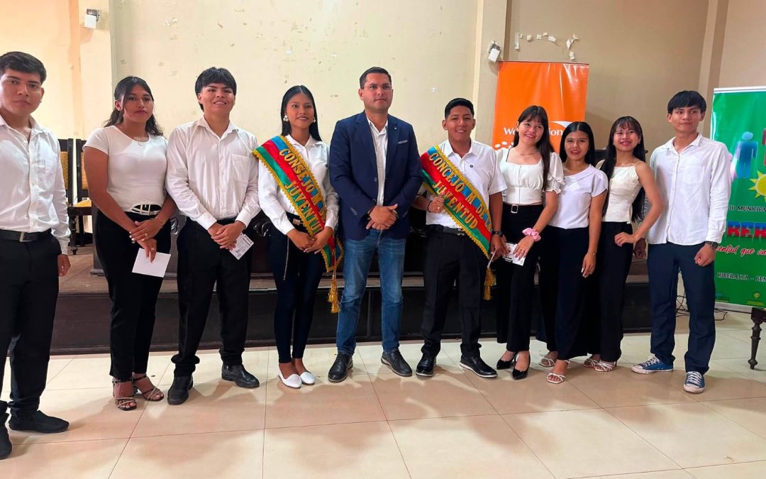 HUZIEL FERNÁNDEZ ASUME LA PRESIDENCIA DEL CONCEJO JUVENIL DE RIBERALTA