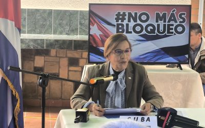 EEUU BUSCA CERCAR A CUBA, DENUNCIA EMBAJADORA DE CUBA ANTE LA PRENSA